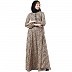 Animal printed casual abaya Animal printed casual abaya